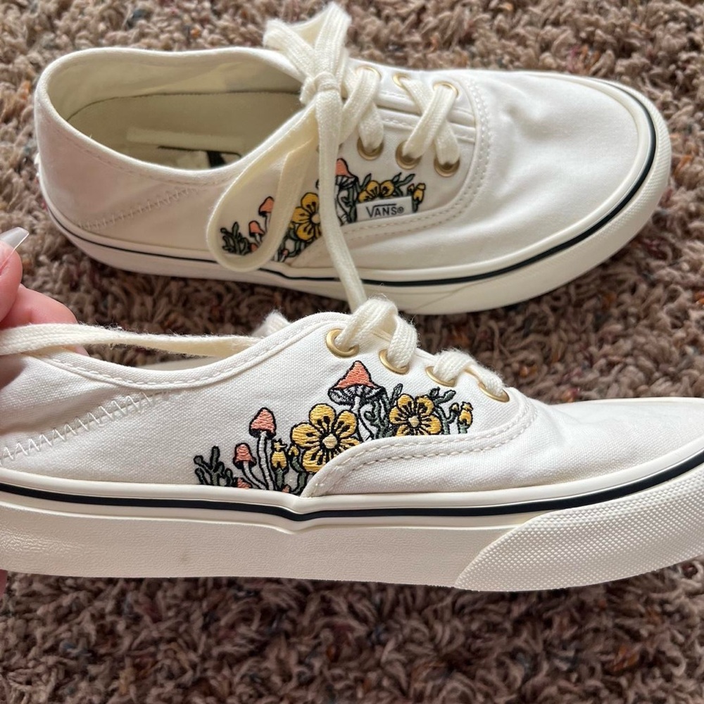 Vans Authentic SF Trippy Floral Skate Shoes